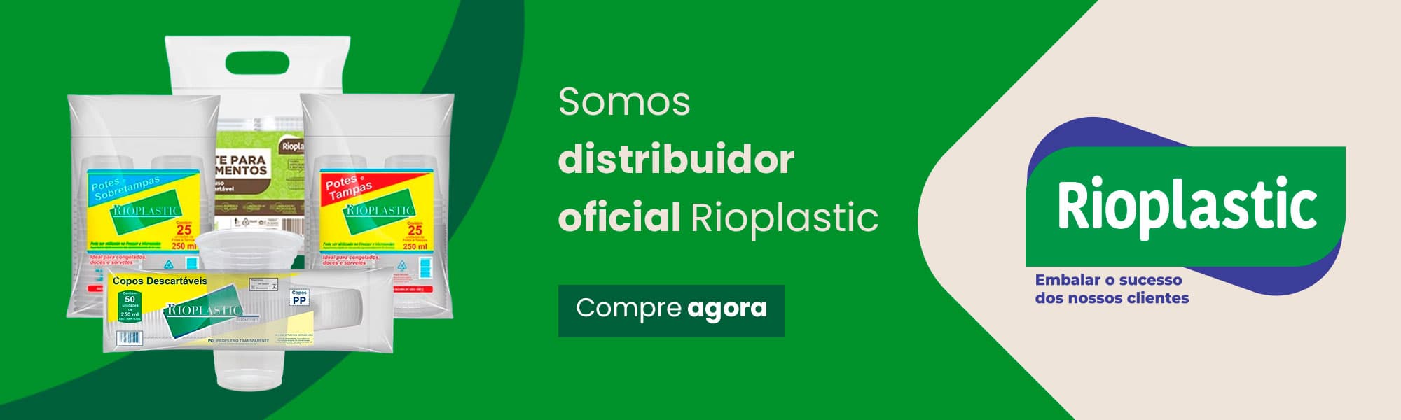 Somos distribuidor oficial Rioplastic - Compre agora